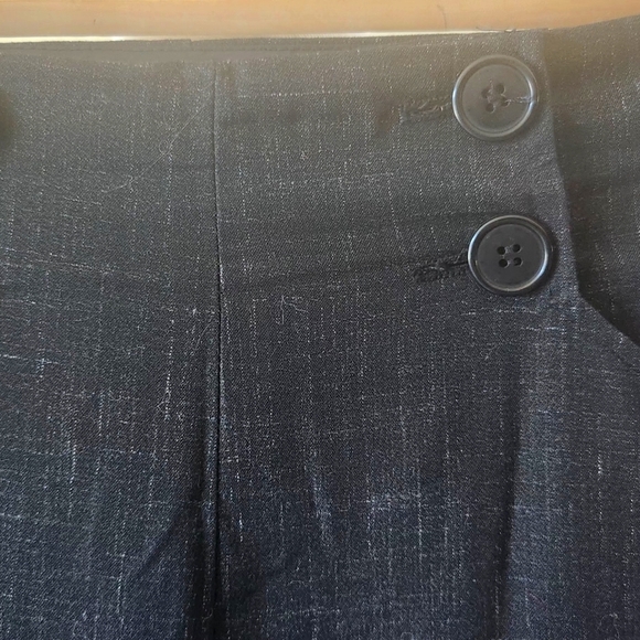 MAX STUDIO LONDON Charcoal Wide Leg Pants Size 8 - Picture 2 of 8